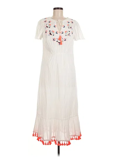 Pre-owned Boden Casual Dress In White