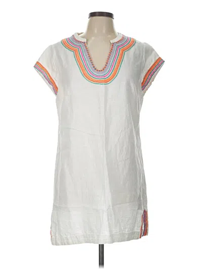 Pre-owned Boden Casual Dress In White
