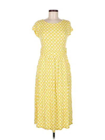Pre-owned Boden Casual Dress In Yellow