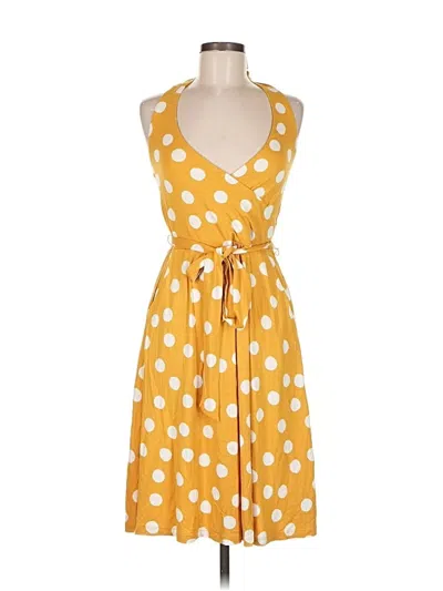 Pre-owned Boden Casual Dress In Yellow