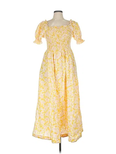 Pre-owned Boden Casual Dress In Yellow