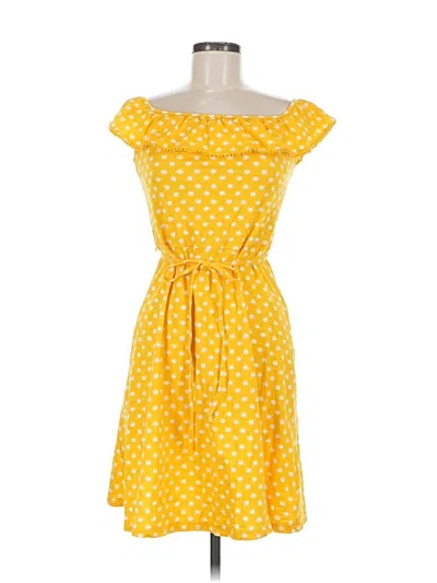 Pre-owned Boden Casual Dress In Yellow