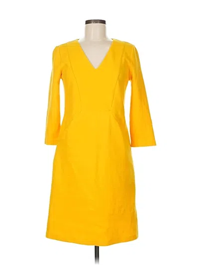 Pre-owned Boden Casual Dress In Yellow