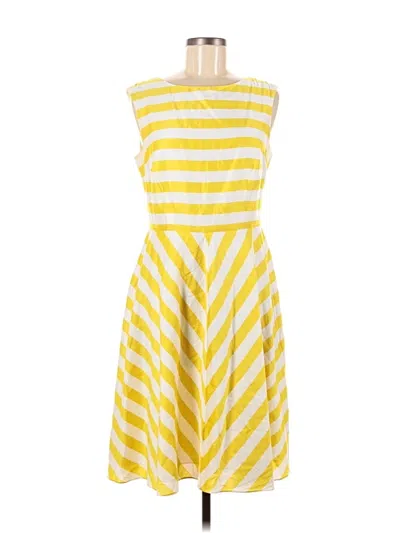 Pre-owned Boden Casual Dress In Yellow