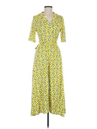 Pre-owned Boden Casual Dress In Yellow