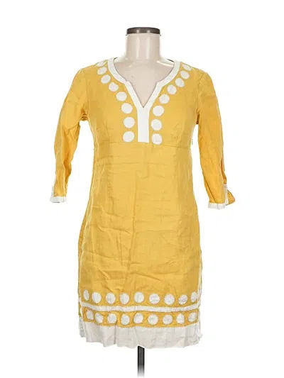 Pre-owned Boden Casual Dress In Yellow