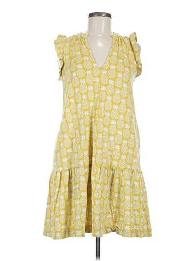 Pre-owned Boden Casual Dress In Yellow