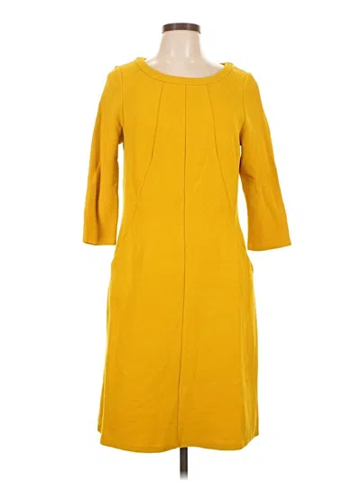 Pre-owned Boden Casual Dress In Yellow
