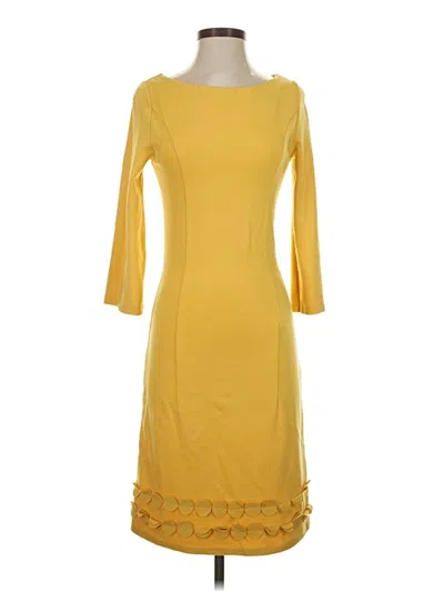 Pre-owned Boden Casual Dress In Yellow