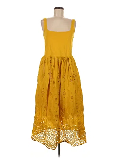 Pre-owned Boden Casual Dress In Yellow
