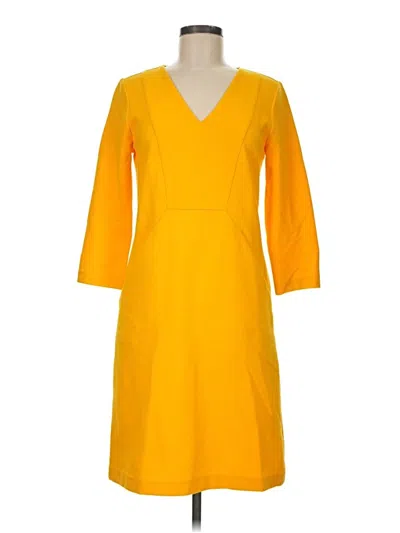 Pre-owned Boden Casual Dress In Yellow