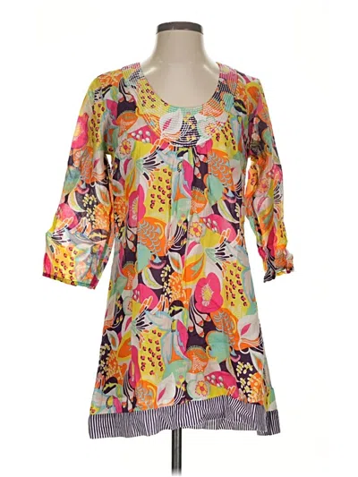 Pre-owned Boden Casual Dress In Yellow