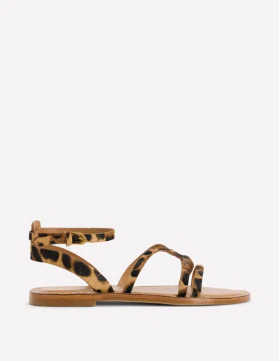 Boden Casual Flat Sandal-leopard Female