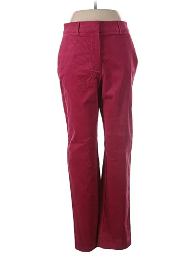 Pre-owned Boden Casual Pants In Burgundy