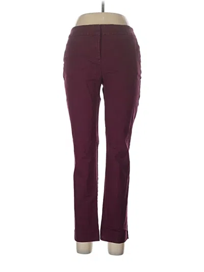 Pre-owned Boden Casual Pants In Burgundy