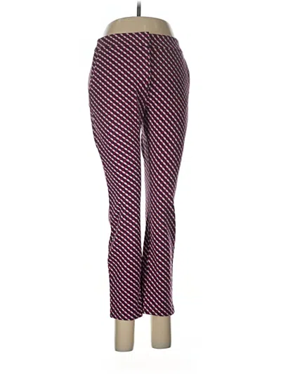 Pre-owned Boden Casual Pants In Burgundy