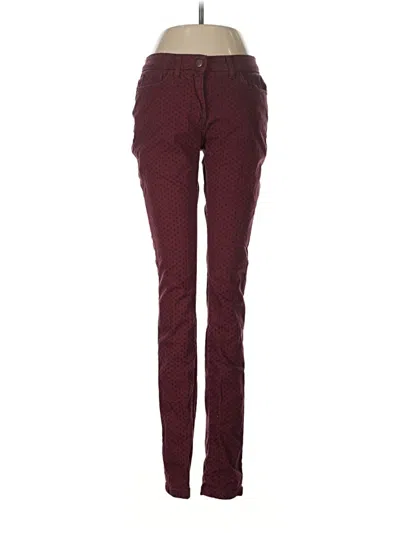 Pre-owned Boden Casual Pants In Burgundy