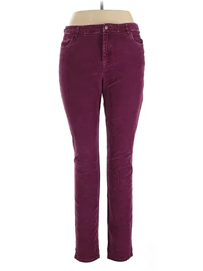 Pre-owned Boden Casual Pants In Burgundy