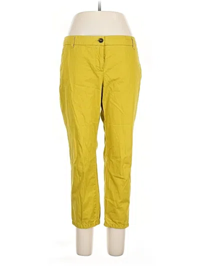 Pre-owned Boden Casual Pants In Yellow