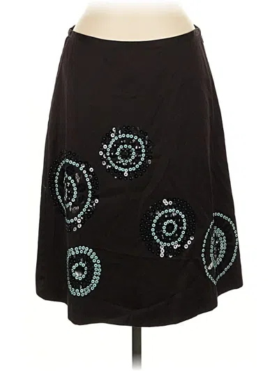 Pre-owned Boden Casual Skirt In Black