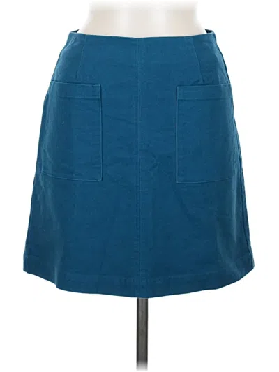 Pre-owned Boden Casual Skirt In Blue