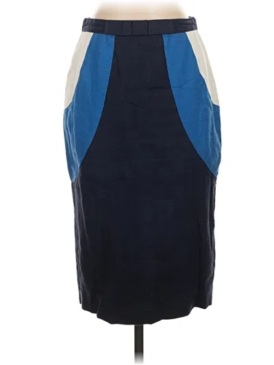 Pre-owned Boden Casual Skirt In Blue