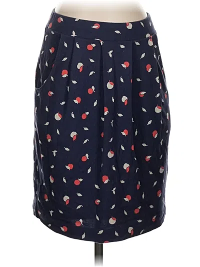Pre-owned Boden Casual Skirt In Blue