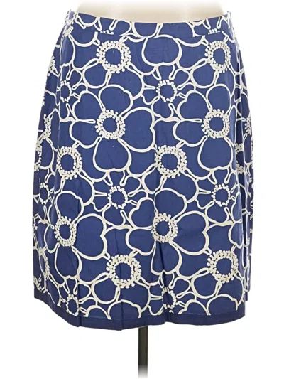 Pre-owned Boden Casual Skirt In Blue