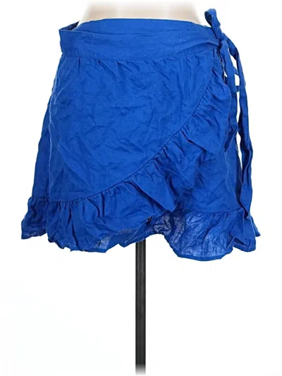 Pre-owned Boden Casual Skirt In Blue