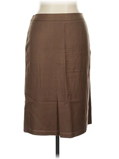 Pre-owned Boden Casual Skirt In Brown