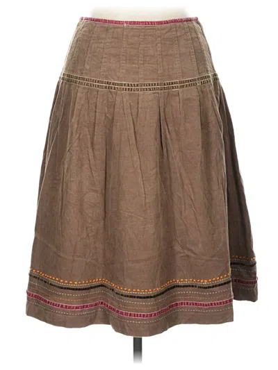 Pre-owned Boden Casual Skirt In Brown