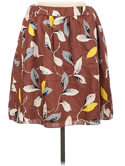 Pre-owned Boden Casual Skirt In Brown