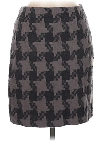 Pre-owned Boden Casual Skirt In Gray