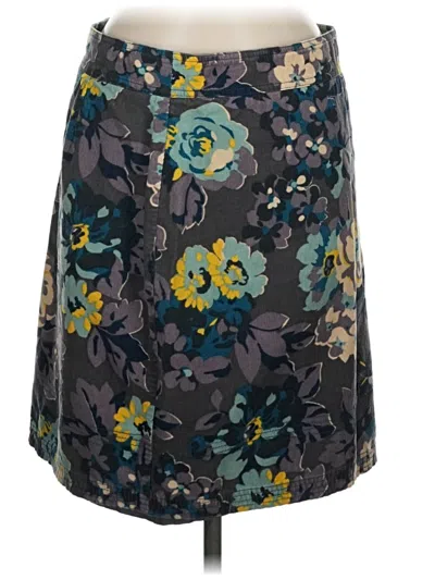 Pre-owned Boden Casual Skirt In Gray