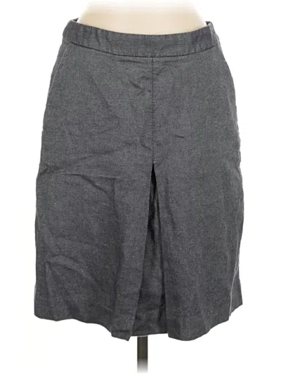 Pre-owned Boden Casual Skirt In Gray