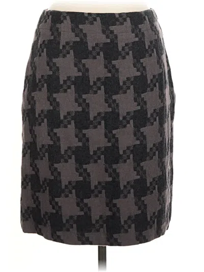 Pre-owned Boden Casual Skirt In Gray