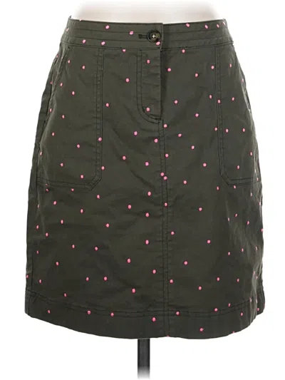 Pre-owned Boden Casual Skirt In Green