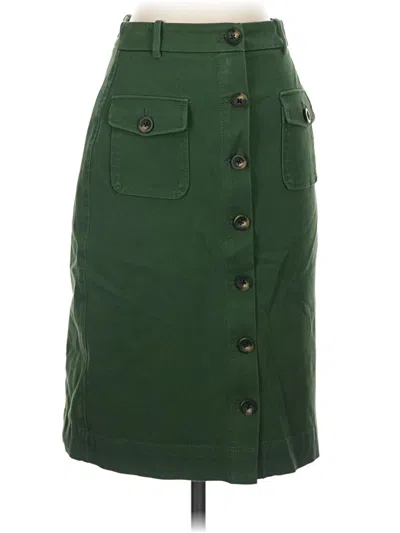 Pre-owned Boden Casual Skirt In Green