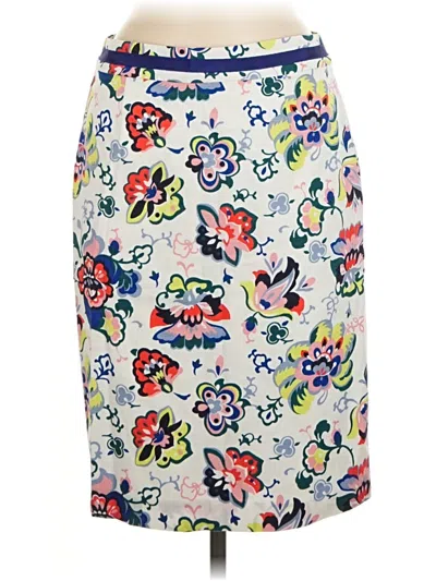 Pre-owned Boden Casual Skirt In Ivory