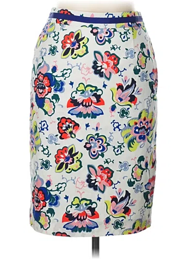 Pre-owned Boden Casual Skirt In Ivory
