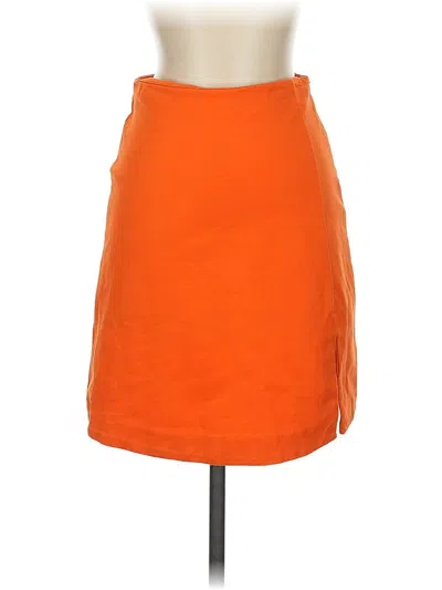 Pre-owned Boden Casual Skirt In Orange
