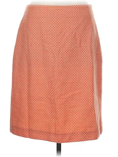 Pre-owned Boden Casual Skirt In Orange