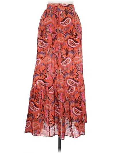 Pre-owned Boden Casual Skirt In Orange
