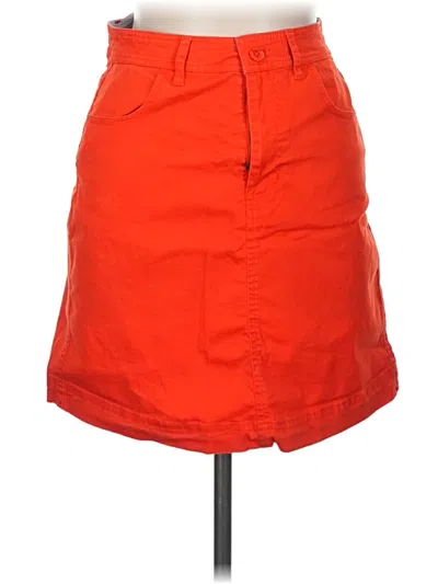 Pre-owned Boden Casual Skirt In Orange