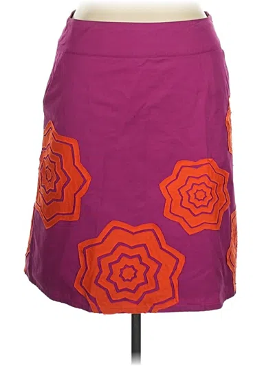 Pre-owned Boden Casual Skirt In Purple