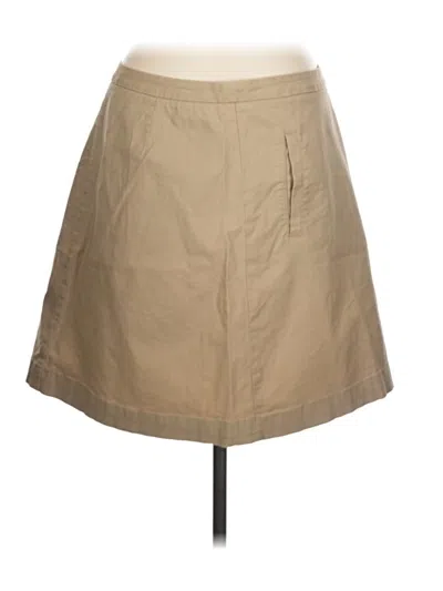 Pre-owned Boden Casual Skirt In Tan