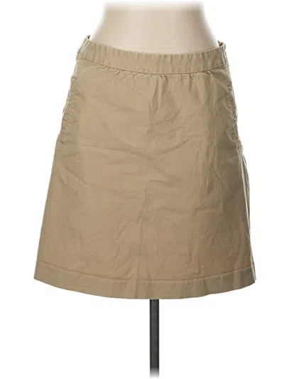 Pre-owned Boden Casual Skirt In Tan