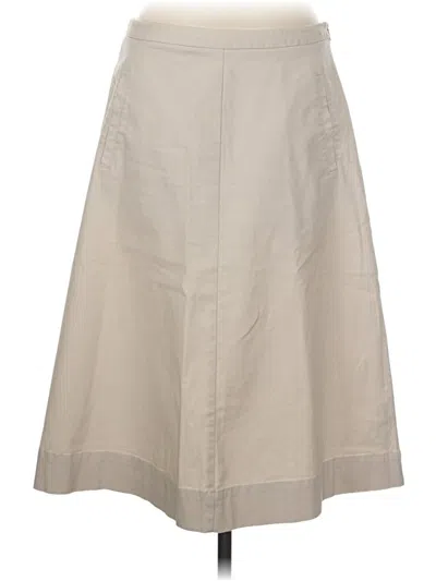Pre-owned Boden Casual Skirt In Tan