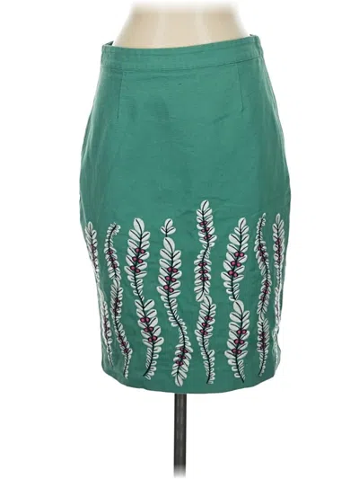 Pre-owned Boden Casual Skirt In Teal