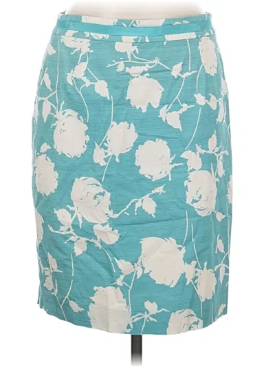 Pre-owned Boden Casual Skirt In Teal